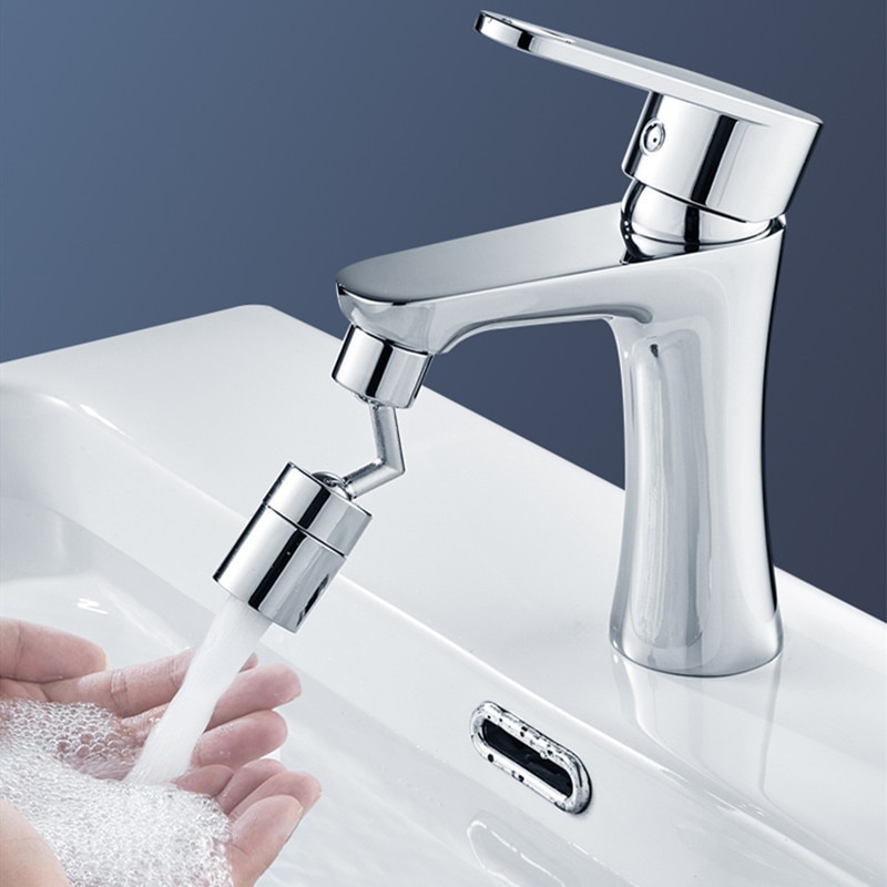Tap Aerator 720°rotation Universal Splash-proof Swivel Water Saving Faucet Water Saving Bathroom Filter Foamer Aerators