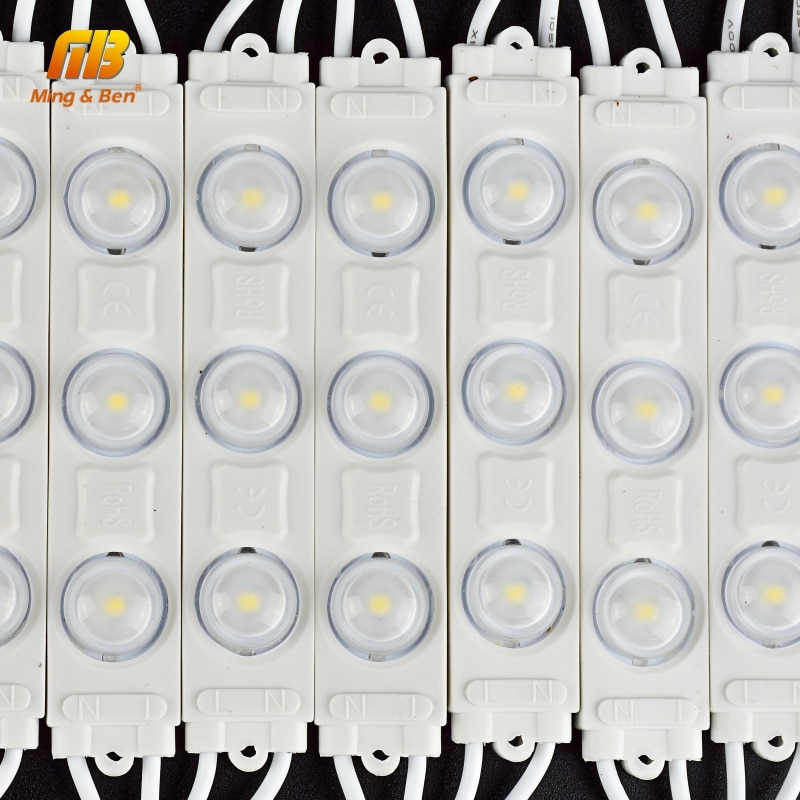 LED Module Licht Reclame Lamp 5PCS 10PCS 15PCS 20PCS Wit 220V 3M Stickers Silica gel Pad Luces LED Decoracion keuken Lamp
