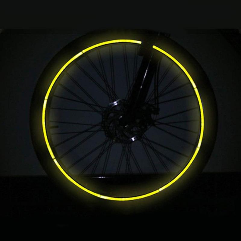 Bike Reflective Tape MTB Bicycle Reflective Sticker Adhesive Tape Bike Stickers Cool Mtb Bike Bicycle Cycling Weel Accessories