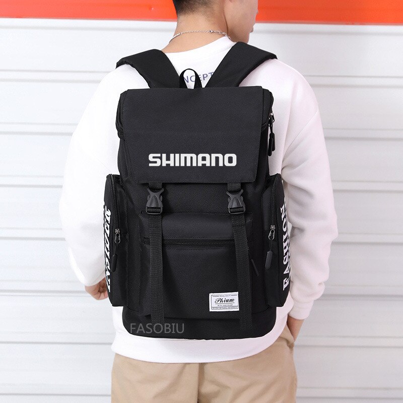 Shimano-mochila para deportes al aire libre para hombre, resistente al desgaste, transpirable, impermeable, de viaje, para otoño