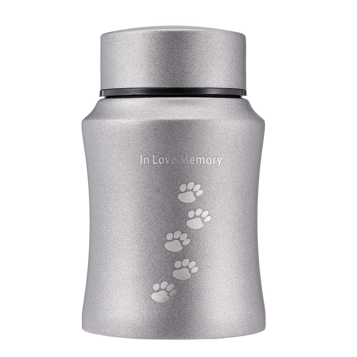 Złoto/srebro drzewo urny ze stali nierdzewnej zwierzęta placki kot ptaki mysz kremacja urna na prochy pamiątka trumna columbar zwierzęta pamiątki: Footprint srebro