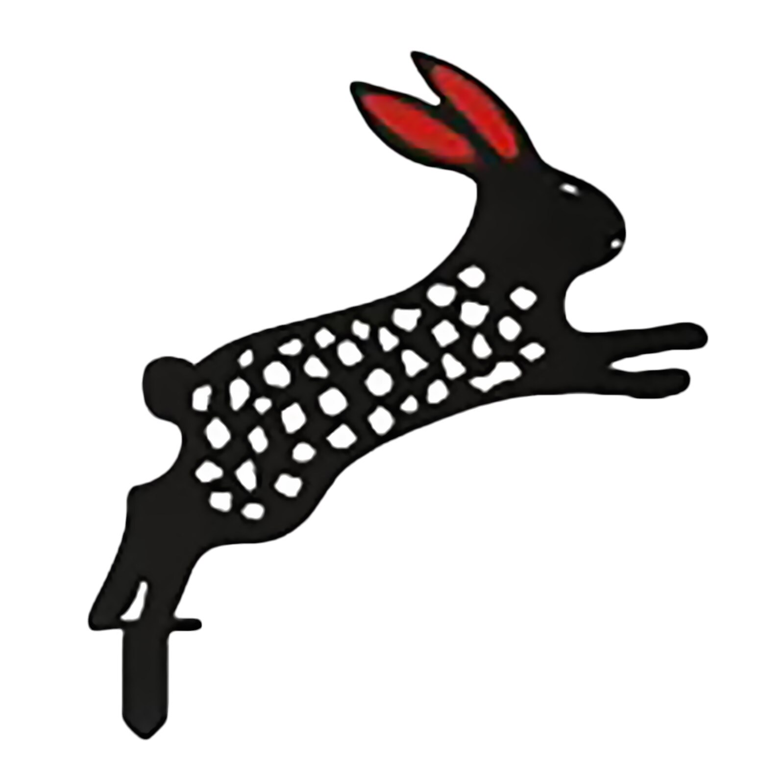 Easter Decorations Home Garden Ornament Lawn Stakes Art Playful Bunny Party Wedding Gardening Ornaments: Black 4