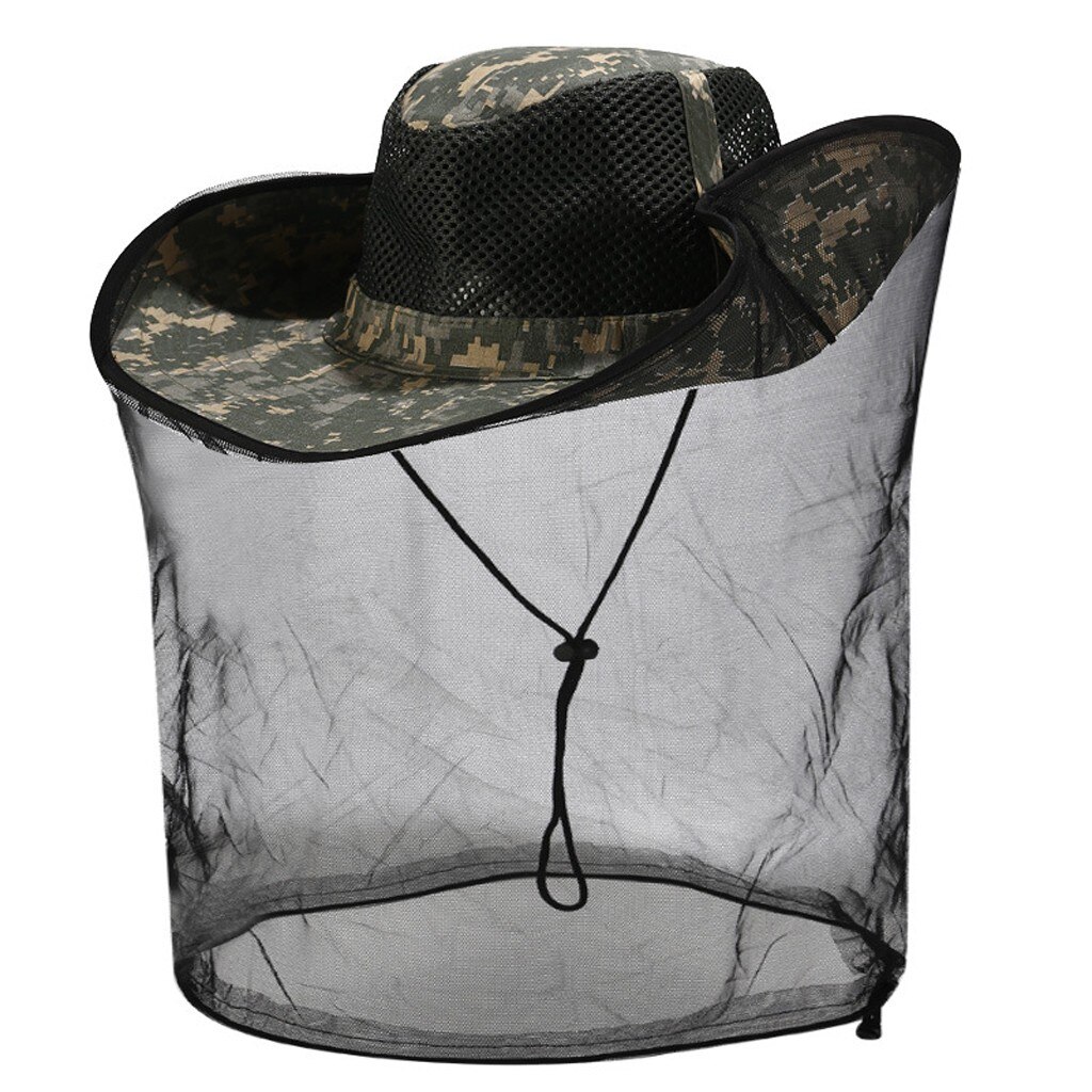 Bijenhoed muggen insectenbescherming buiten bijenbescherming net gaas hoofd gezichtskap beschermende kleding #ljc