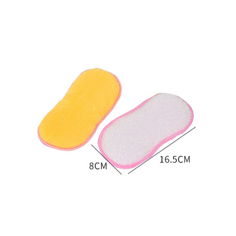 Dish Towel Bamboo Fiber Kitchen Cleaning Tool Cloths Double Sided Antibacterial Dishcloths Washing Scrubbing Sponges