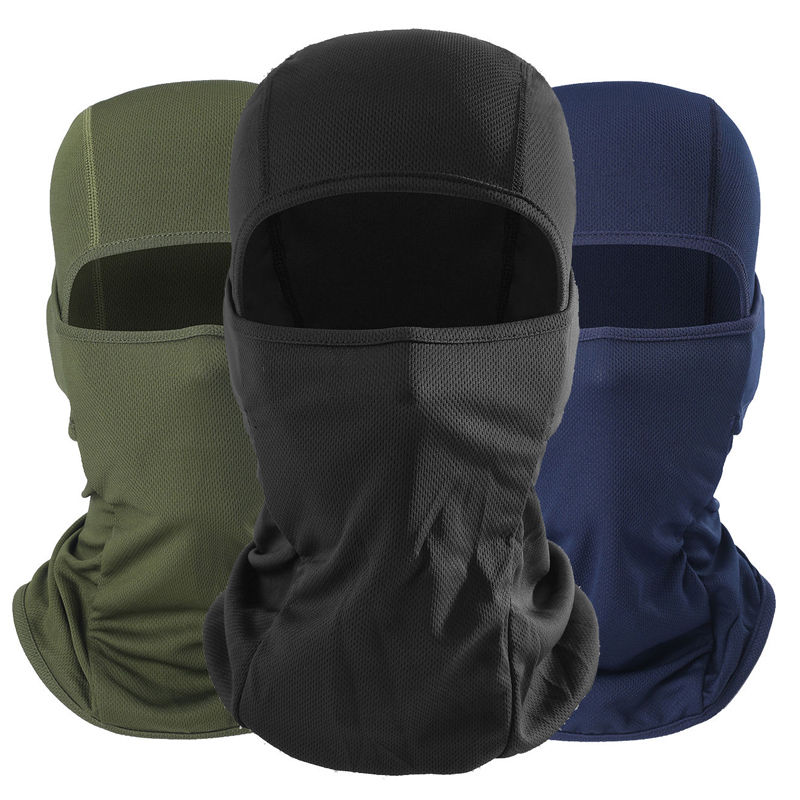 Outdoor Face Mask Motorcycle Full Face Mask Balaclava Ski Neck Protection Windproof Sun Protection Mask 8Colors