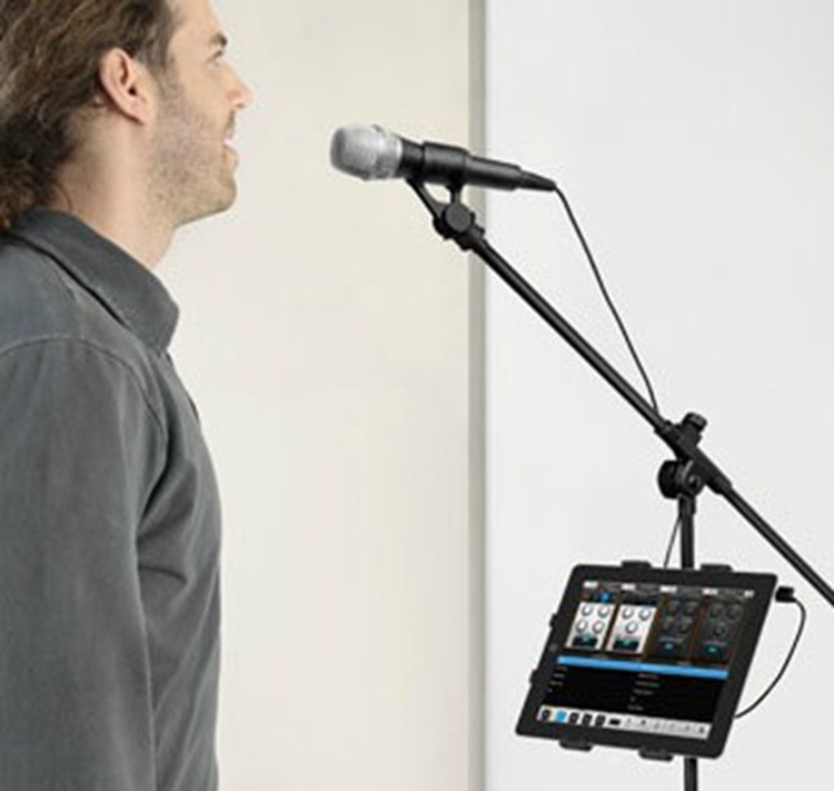 Tablet Houder En Telefoon Houder Voor Microfoon Stand Abc Plastic Mount Voor Apple Ipad Voor Iphone 4.5-10.5 ''ereader Auto Achterbank