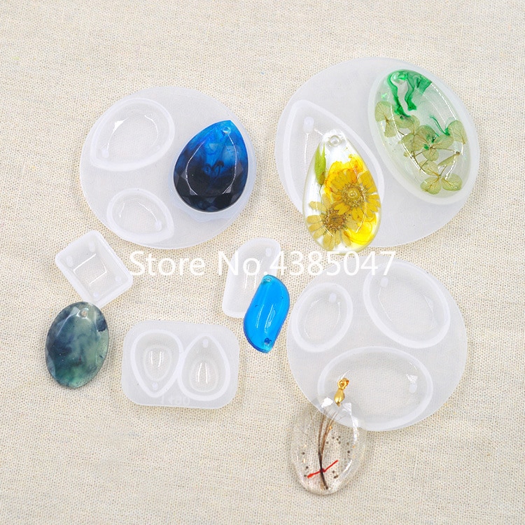 Timantti kaulakoru korvakorut rannekoru koru muoti riipukset kristalli mittakaavassa koru hartsi muotit korujen valmistus työkalu