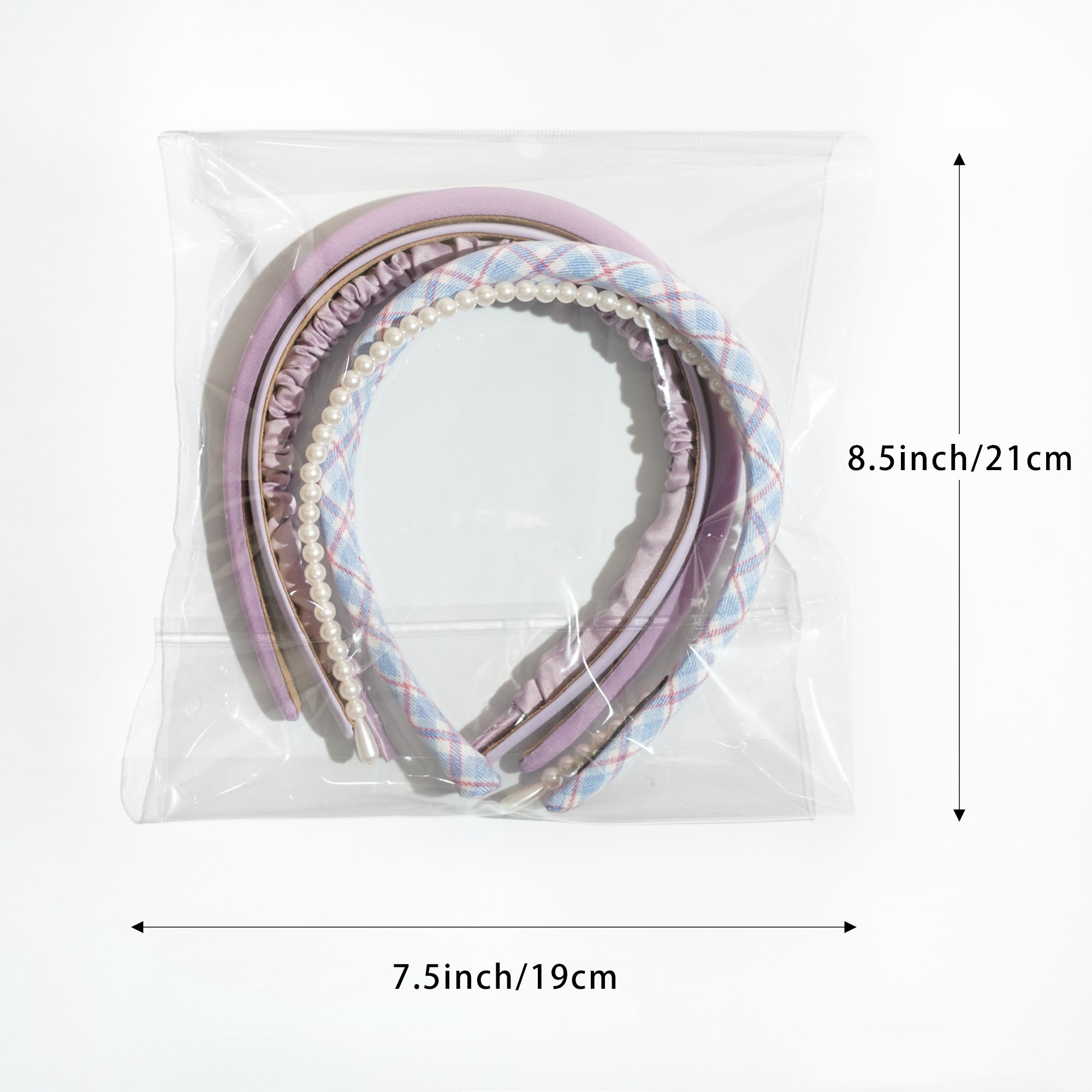 Diademas elegantes para mujer y niña, aro de cabeza de ala ancha, perlas de imitación decorativas, accesorios para el cabello de , 5 unidades por juego