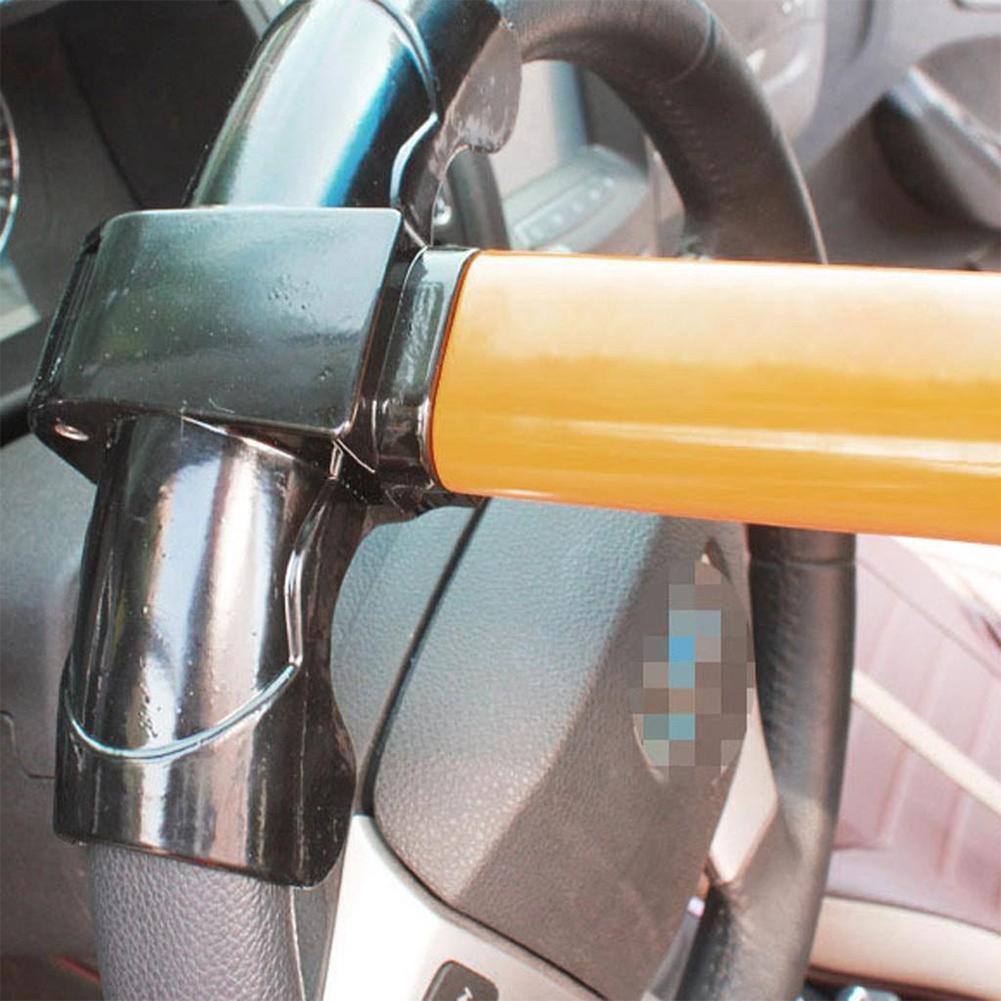 Universal Car Steering Wheel Lock Heavy Duty Anti-Theft Lock Security Wheel Enhance Car/Van Rotary Auto Steering Security P8Q8