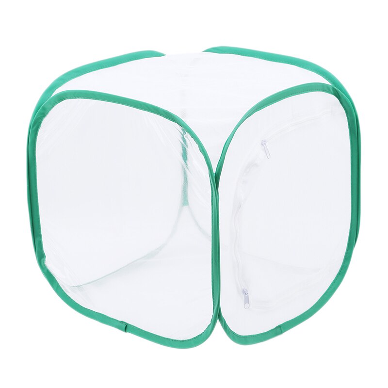 Outdoor Green Collapsible Insect Cage Mesh Insect Habitat Cage Butterfly Mantis Stick Breeding Zipper Cages Net Cloth