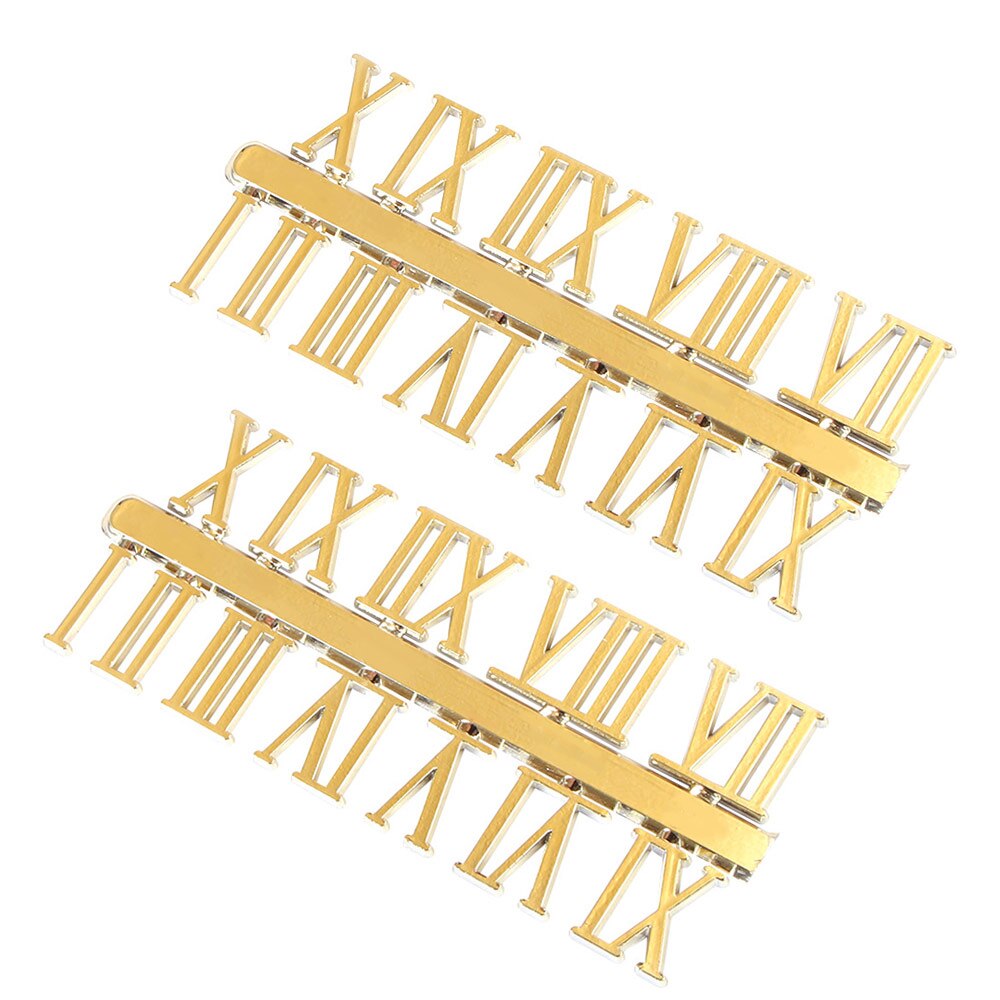 5Pcs Klok Beweging Nummer Plastic Romeinse Aantal Klok Accessoire Klok Accessoires Diy Gereedschap Klok Wandklok Accessoires