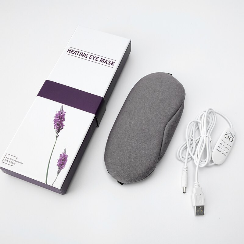 Temperatuurregeling Warmte Stoom Katoen Oogmasker Elimineren Oog Vermoeidheid Ontspanning Oog Slaapmasker