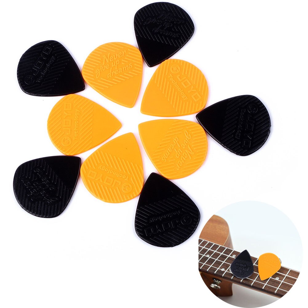 10pcs Bass Picks Musical Instrument Plastic Holder Guitar Plectrum Acoustic Electric Accessories Universal Triangular Non Slip