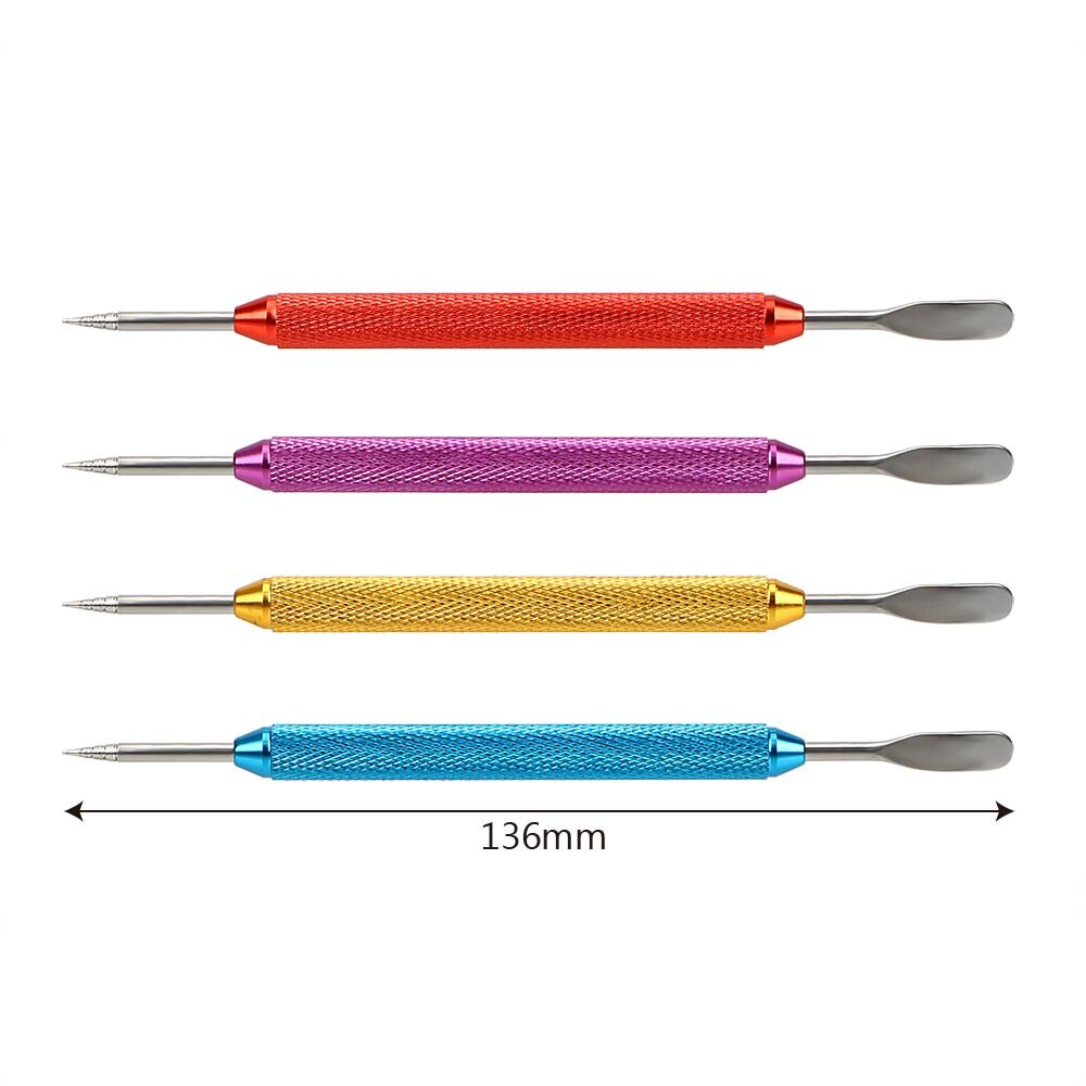 Niceyard koffiesjablonen koffieservies diy koffiekunstnaald roestvrij staal 1pc barista-tool latteschuimspatel