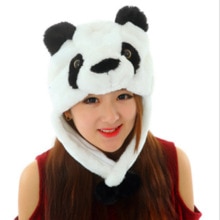 Cartoon Plush Animal Fuzzy Beanie Warm Hat Winter Adult Women Mens Children Cosplay Costume
