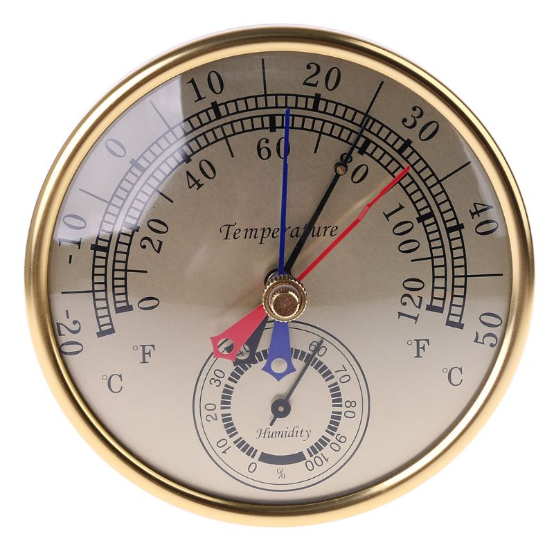 ! 5 "Min Max Thermometer Hygrometer Wall Mount Opknoping Analoge Temperatuur Vochtigheid