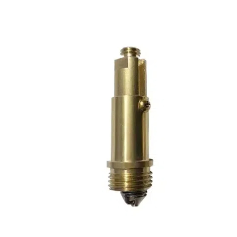 Washbasin drain plug copper spring valve, spring plug bounce valve, brass sink bathroom trash replacement easy to pop out: Bronze