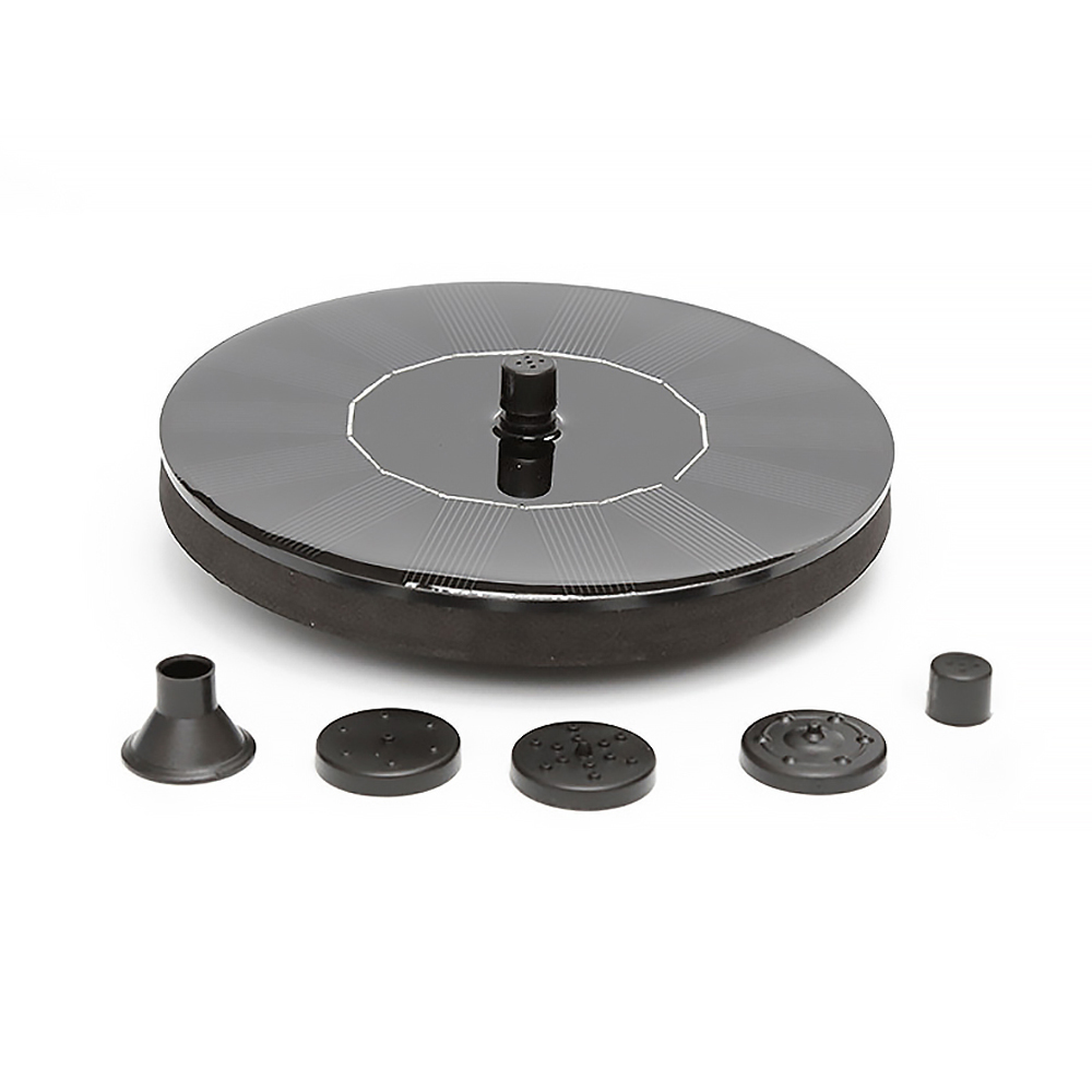 Garden Solar Water Fountain Pool Pond Waterfall Fountain Outdoor Decora Panel Bird Bath Floating Water Fountain Pump Fountain: Default Title