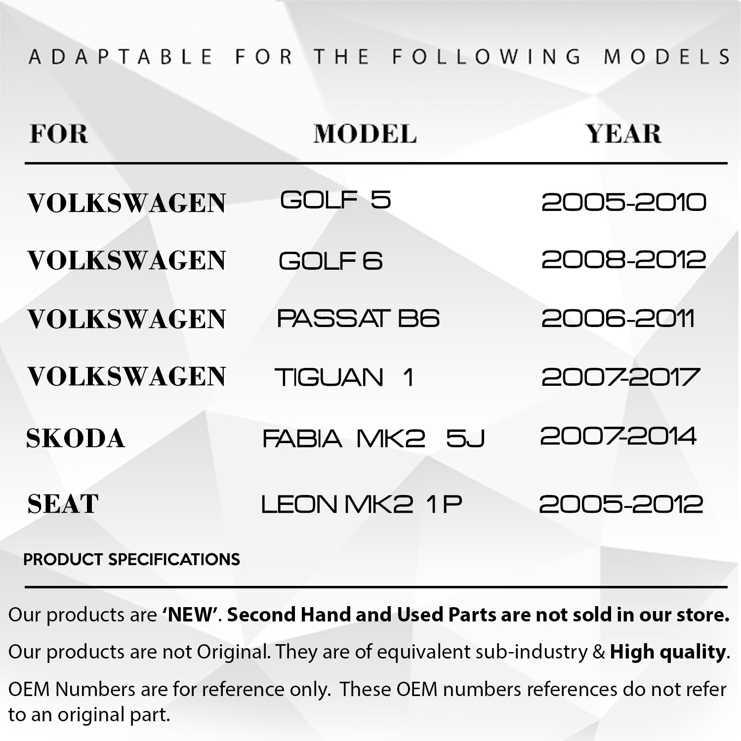 Boot Trunk Tailgate Lock Repair Gear For Volkswagen Tiguan