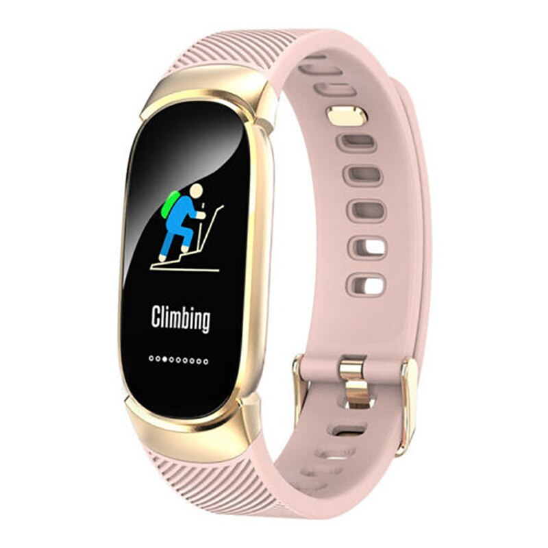 Slimme Horloge Smartwatch Mannen Vrouwen Hartslag Bloeddruk Bloed Smart Armband Met Massage Herinnering Functie: Roze