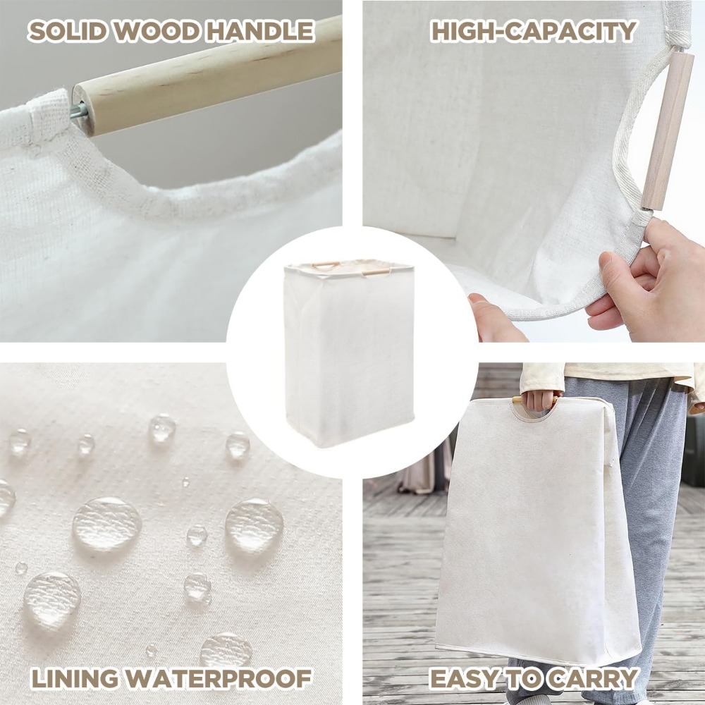 Cesta grande para la colada, plegable, impermeable, cesta organizadora para ropa sucia, juguetes, cestas para la colada, organizadores de tela de almacenamiento