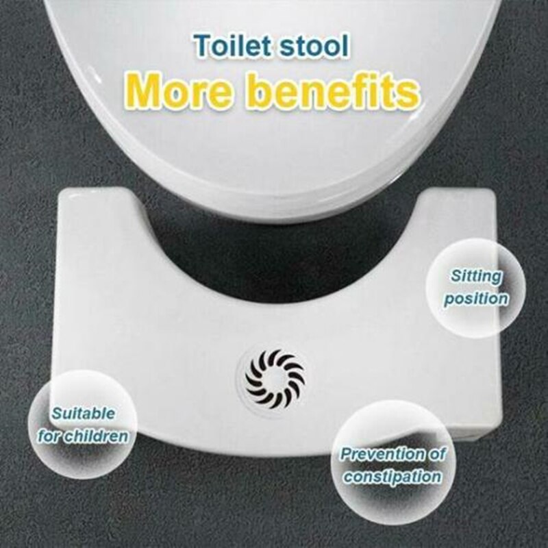 Squatting Stool Toilet Bathroom Anti Constipation For Kids Non-slip Foldable Plastic Footstool Squat Proper Posture Portable for