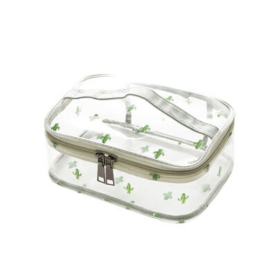 Durable Wasserdicht PVC frauen Reise Kosmetik Tasche Verdickt Transparent Multi Zweck Zipper Make-Up Tasche