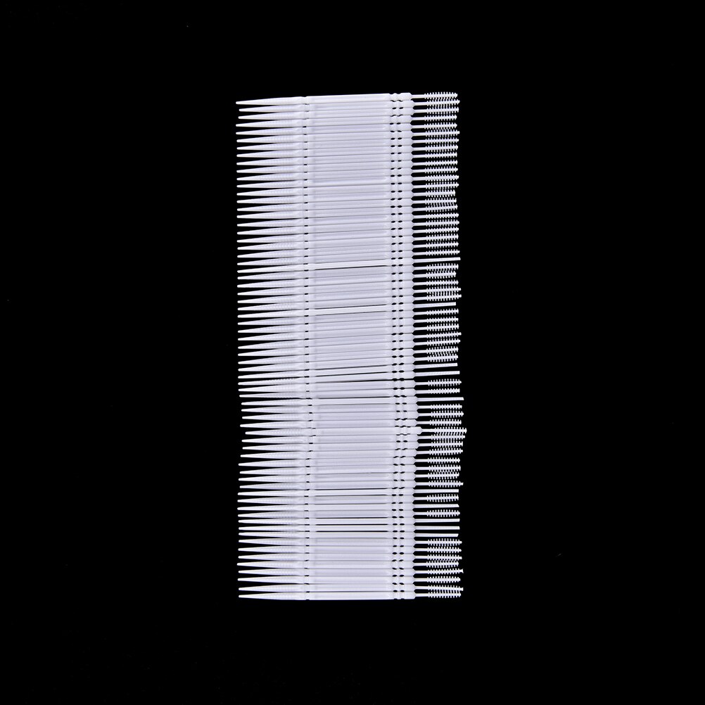 1 Doos = 1100Pcs 2 Way Interdentale Tandenborstel Pick Plastic Dental Picks Mondhygiëne 6.5Cm Tandenstokers