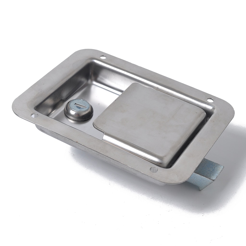 Edelstahl Werkzeug Box Wohnmobil Eintrag Riegelschloss Latch & Key & Dichtung