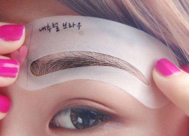 3pcs Set Magic Eye Brow Class Drawing Guide Eyebrow Stencil Card Template Helper Make Up Tool Shape For Eyebrows Template