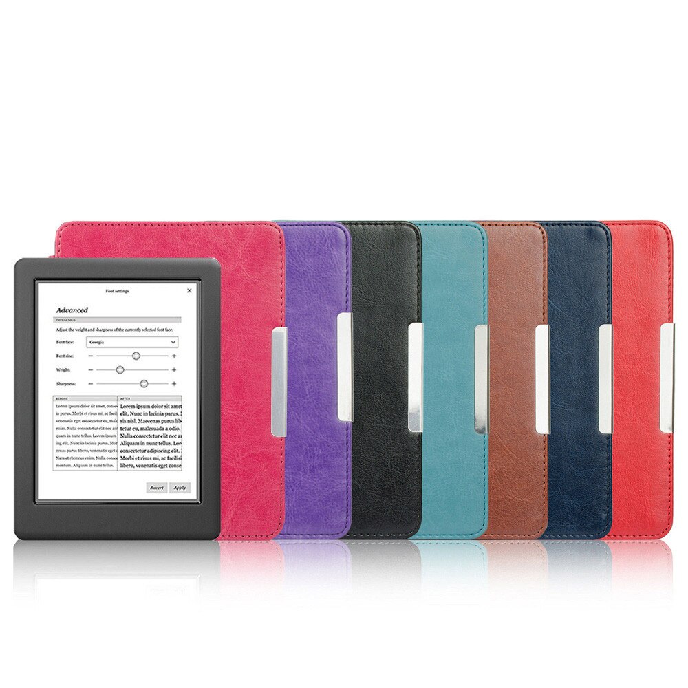 fallen Für KOBO GLO Magnetische Auto-Schlaf Dünne Abdeckung fallen schwer Hülse Für KOBO GLO HD 6,0 Zoll PU Leder schutzhülle