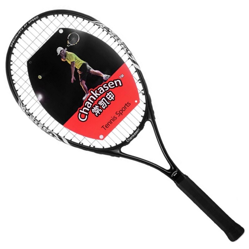 50-55 LBS Tennis Rackets Met Zak Koolstofvezel Raqueta Tenis Padel Racket Rijgen 4 1/4-4 3/8 racchetta Tennisracket racket