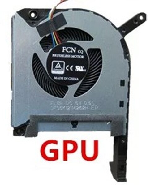 laptop CPU GPU cooling fan Cooler Notebook for ASUS Strix Gaming TUF 6 ROG PLUS FX505D FX505DU FX505G FX505GE FX505GD Series: GPU fan