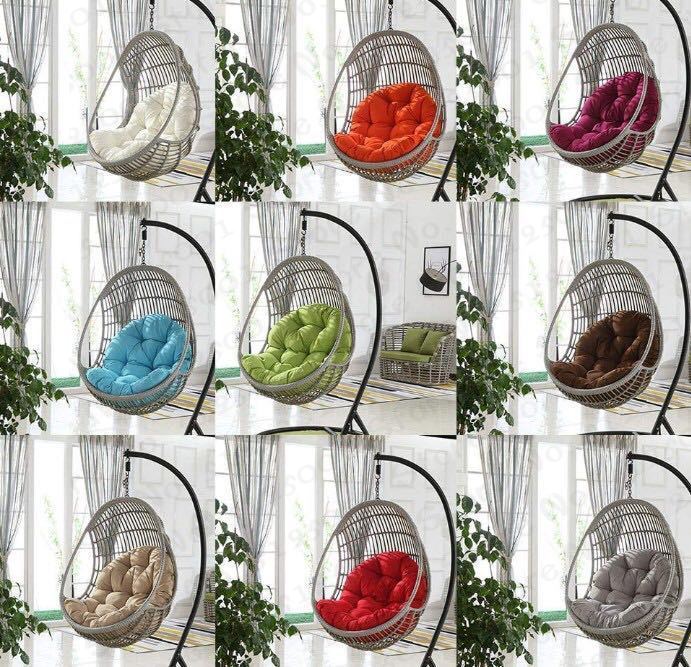 Ei Stoel Mat Swing Hangmat Kussen Schommelstoel Kussen Cradle Kussen Tuin Outdoor Indoor Home Decor Zonder Swing Stoel