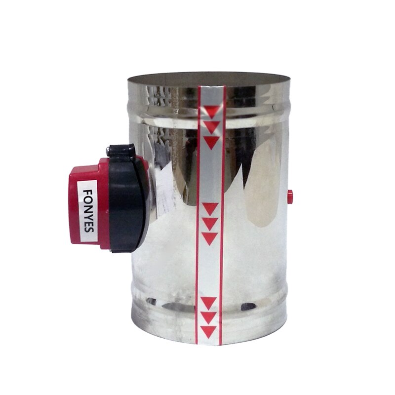 HVAC 5 inch rvs elektrische air demper klep luchtkanaal gemotoriseerde terugslagklep 125mm ventilatie pijp klep 220 v/24 V/12 V