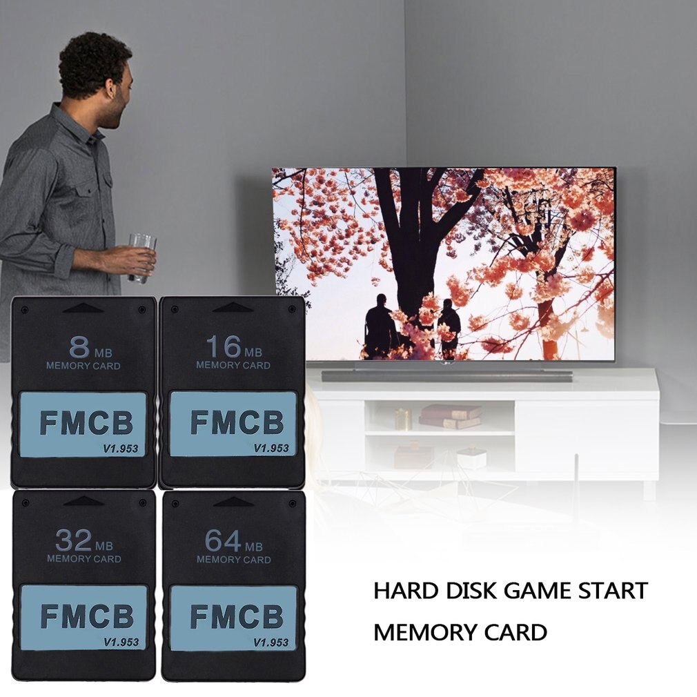 Tarjeta de memoria FMCB Free McBoot V1.953 para PS2 Playstation2, tarjeta de memoria OPL MC, arranque de disco duro