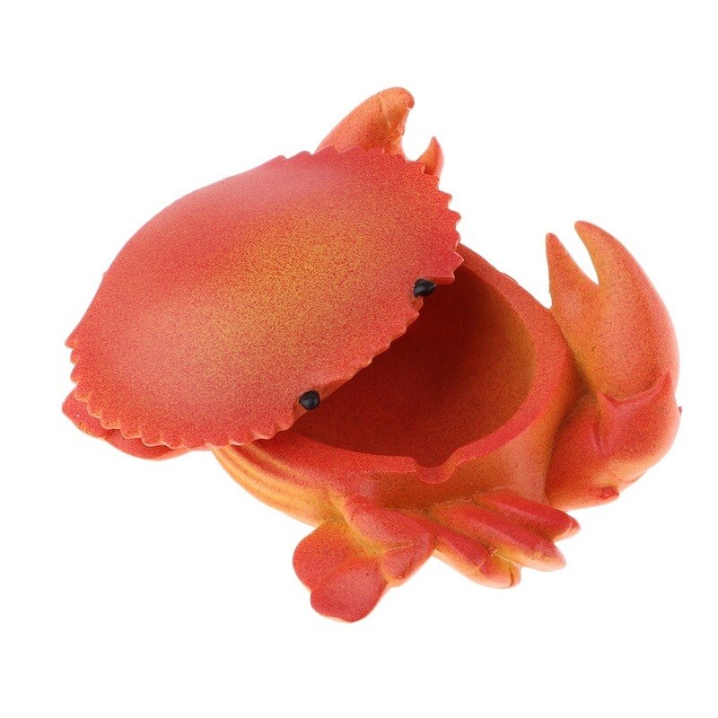 Crab Ashtray with Lid Household Ashtray Cigarette Smoking Ash Tray Desktop Ornamet for Living Room Home
