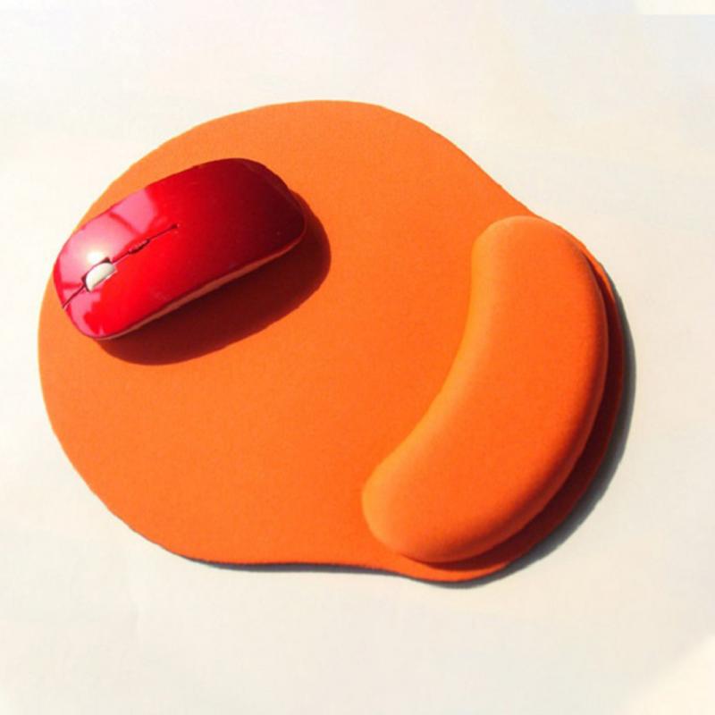 Tapis de souris ergonomique avec repose-poignet en Gel, Base antidérapante en caoutchouc, adapté à la frappe au bureau et au soulagement de la douleur