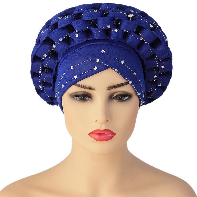 Pashra – foulard ajustable, turban africain, – Grandado