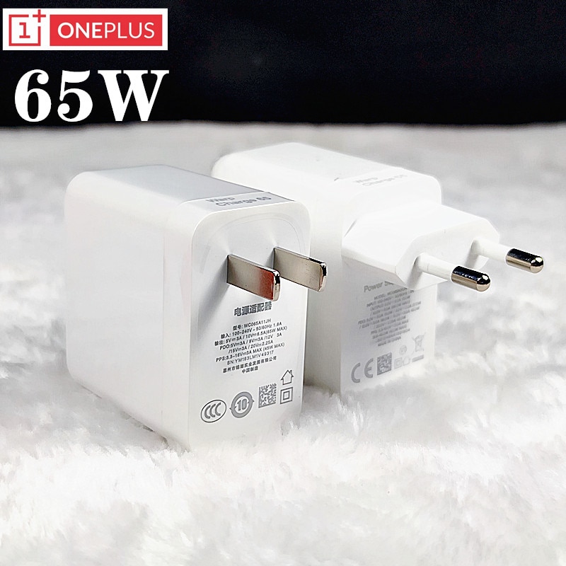 Oneplus 65w charger original EU Warp Fast charger adapter Type C To type C Cable For OnePlus 9 PRO 8T 8 Pro 8 7T Pro Nord