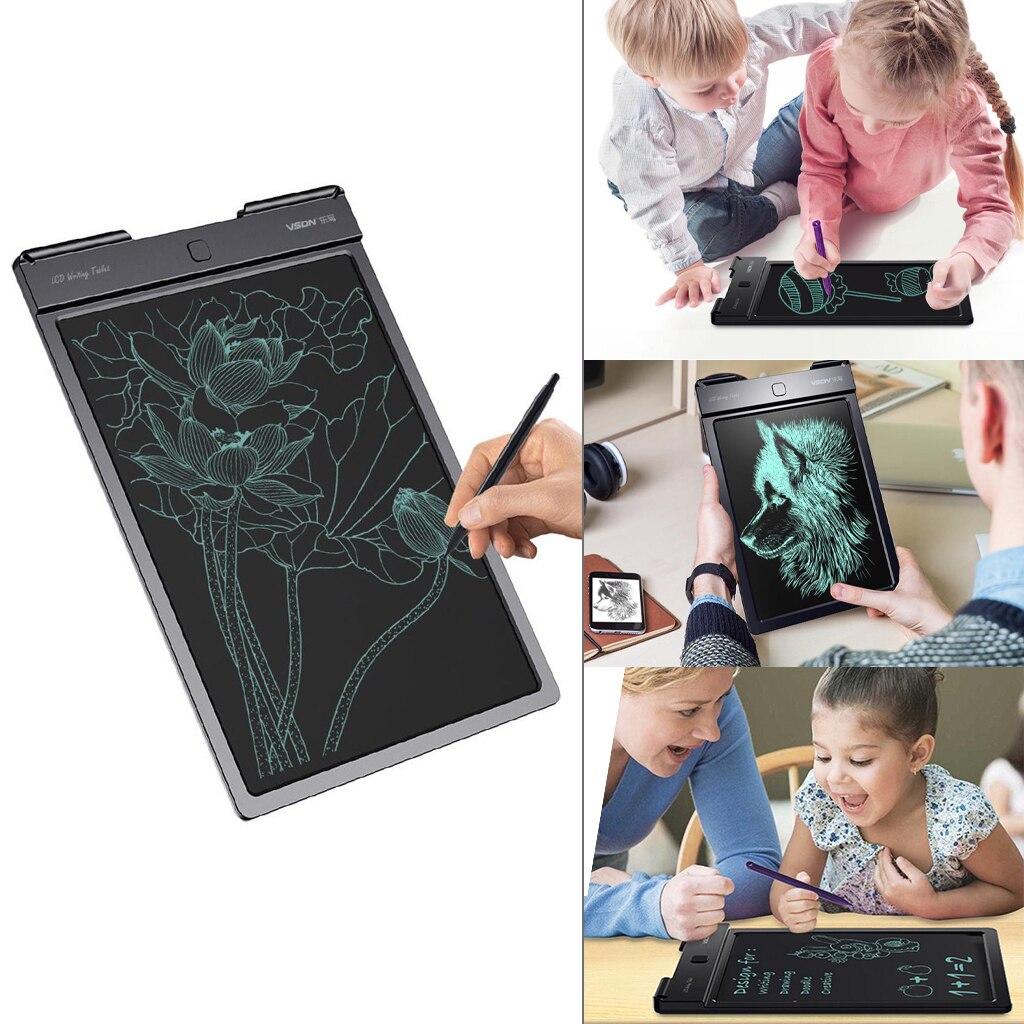 9" LCD Writing Tablet Paperless Doodle Handwriting Pad Board for School Learning