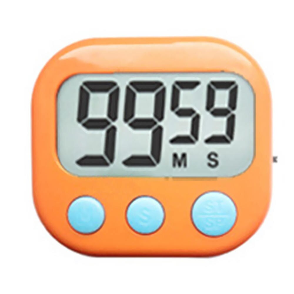 1 pcs Classroom Meeting Timers for Kids and Teacher Digital Kitchen Timer Count-Up Count Down for Cooking Baking Office Study: Orange