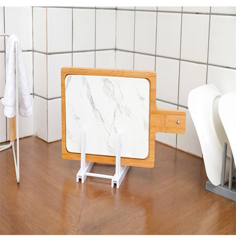 Fowecelt Dish Drainer Tray Kitchen Accessories Organizer and Storage Dish Drying Rack Plate Cups Stand Holder Shelf