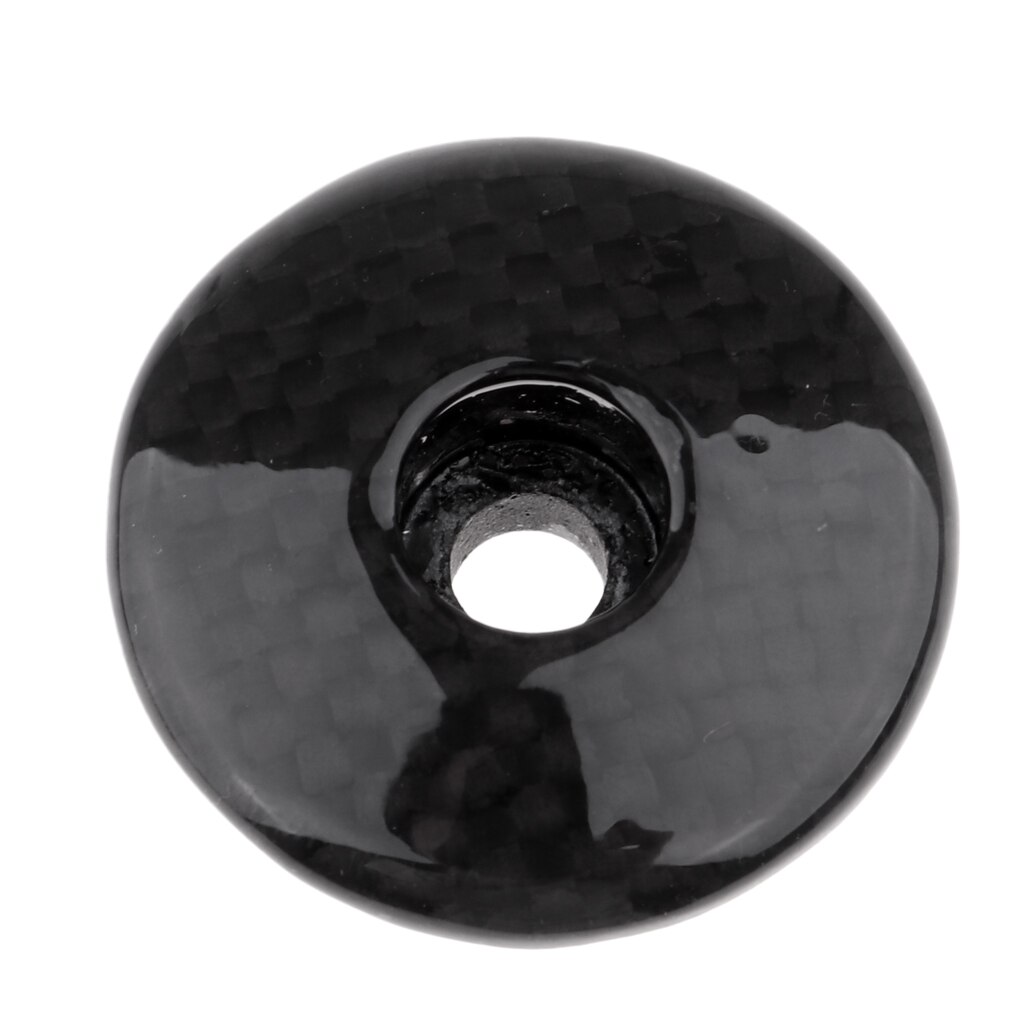 Fiets Fiets Mtb Carbon Fiber Stem Top Cap Cover Headset Universele