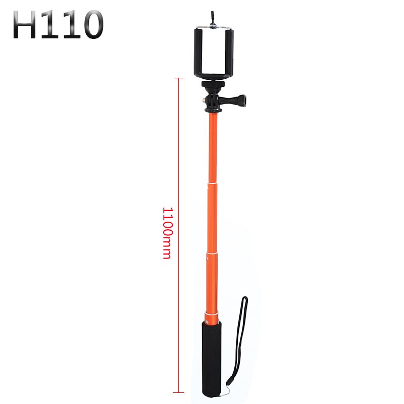 KINGJOY Official Selfie Stick Action Camera Tripod For Phone Monopod Smartphone Universal For Iphone Samsung Gopro Four Colors: H110-3