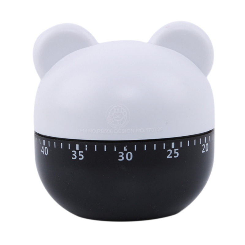 Användbar kristallmekanisk 60 minuters panda timer inga batterier krävs köksredskap
