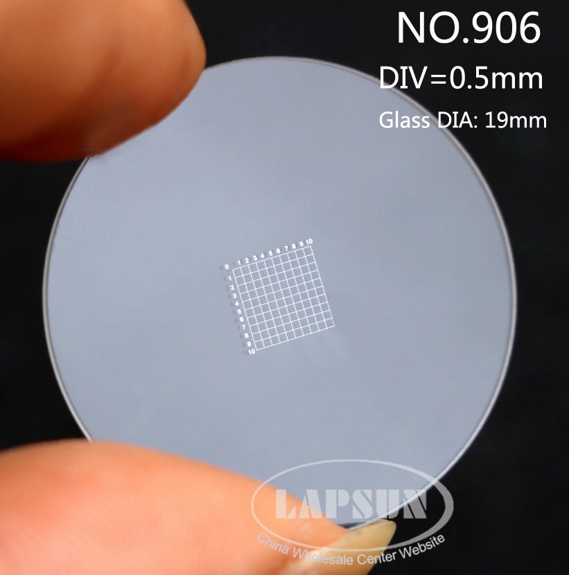 Oculair Micrometer en Podium Objectieve Kalibratie Dia voor Biologische Microscoop Oculaire Oculair Heerser DIA 19mm 23mm 26mm