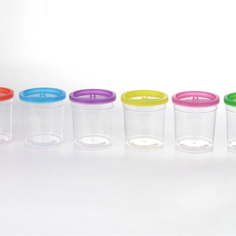 5 uds. Taza Betta Medusa Copa Betta pecera Mini pequeño plástico transparente con tapa taza pecera