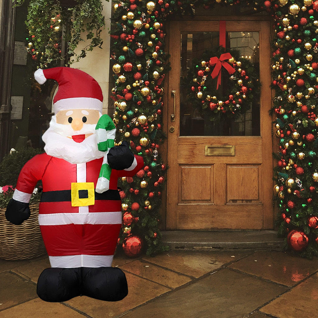 Kerst Kerstman Kerst Decor Met Led Licht Kerst Rekwisieten Voor Outdoor