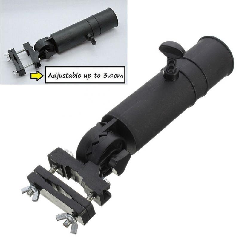 Universal Black Golf Cart Umbrella Holder Stand For Buggy Cart Baby Pram Wheelchair